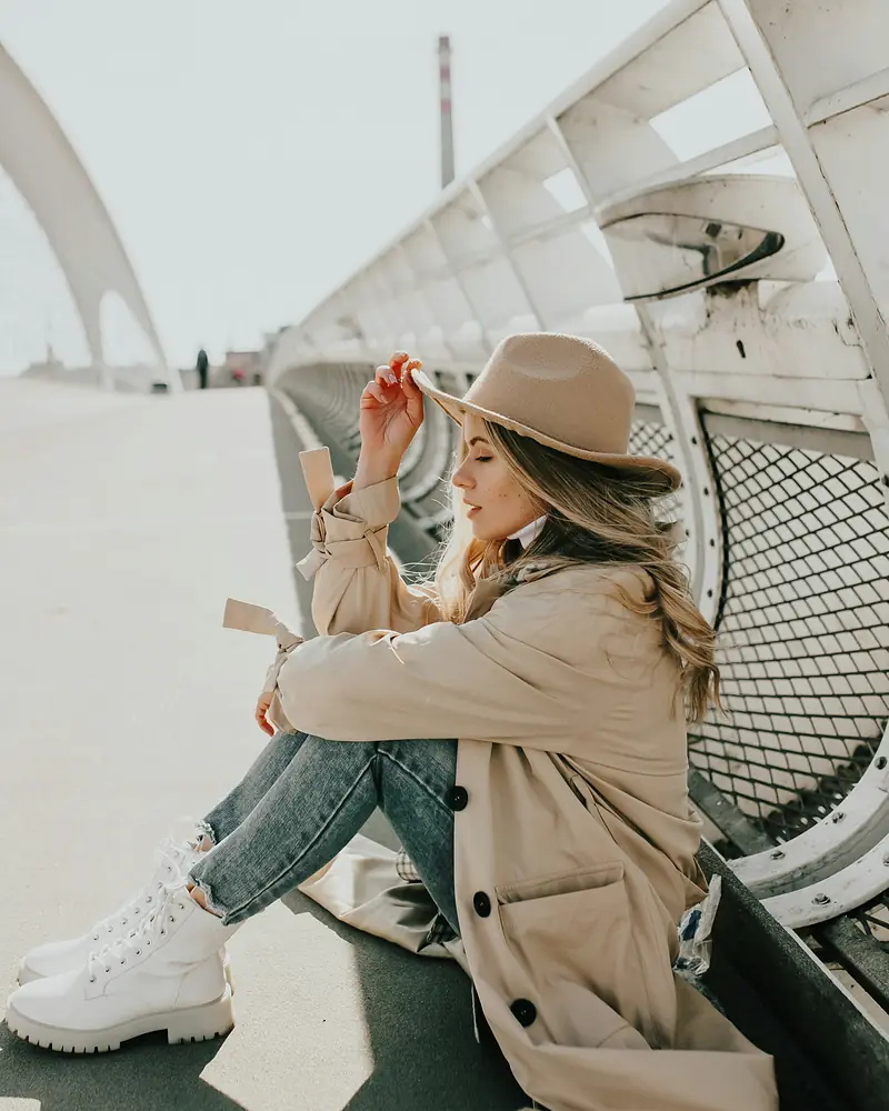 The Oversized Trench in sand, worn open